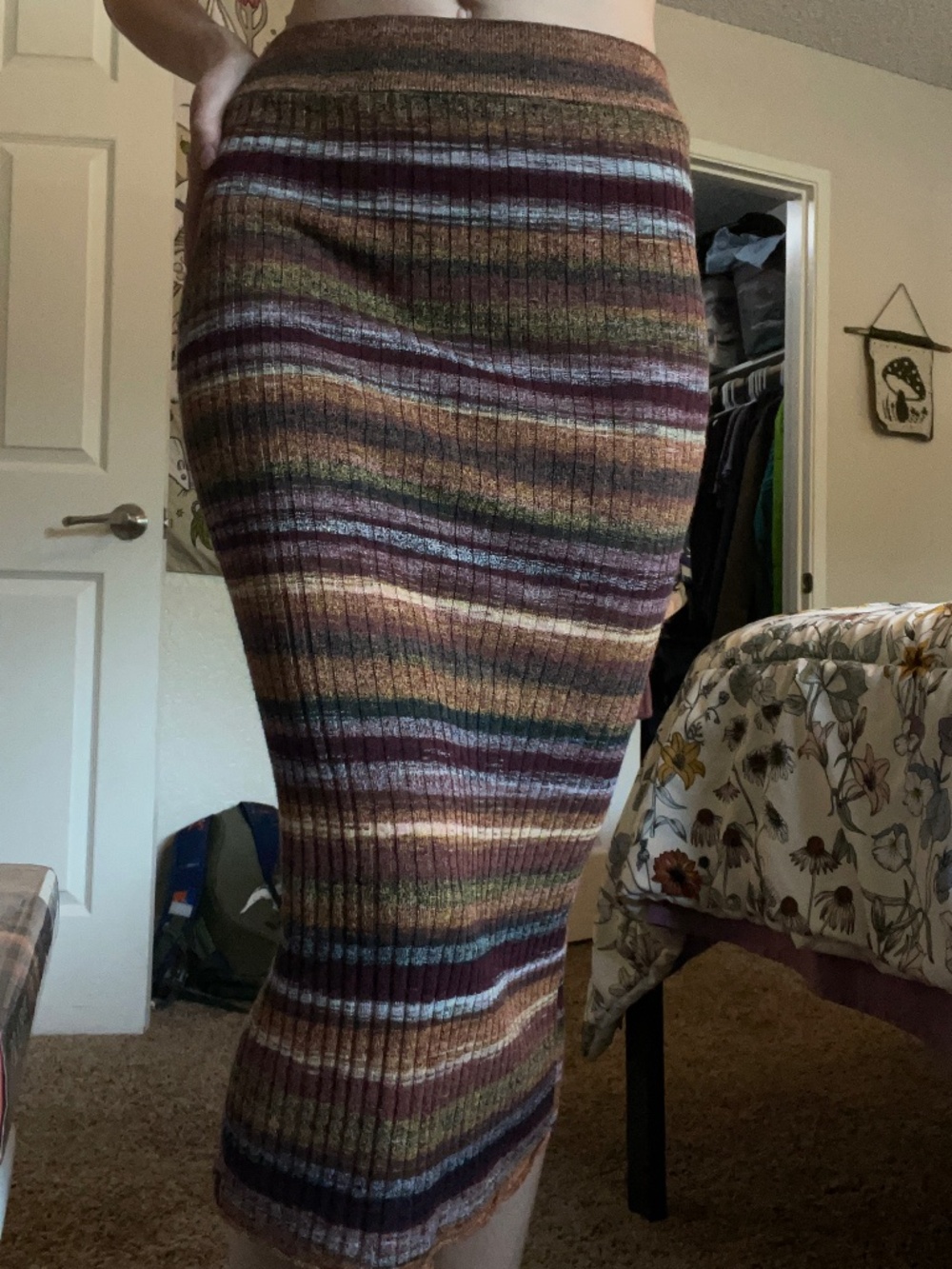 Zara Knit midi skirt